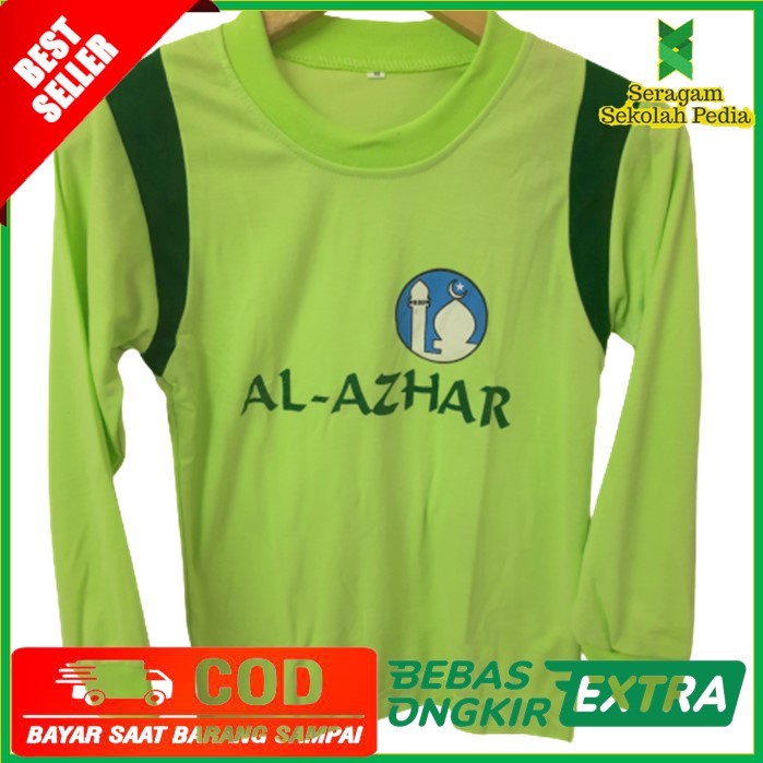 Discount kaos olahraga sd al azhar lengan panjang / seragam sekolah sd al azhar /SERAGAM
