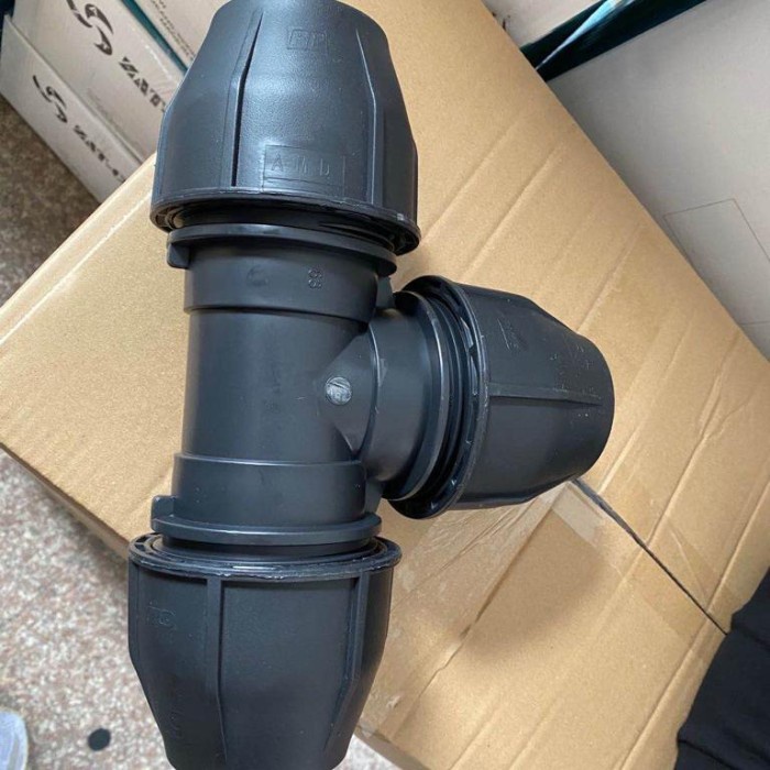 Terlaris Fitting Fitting Pipa Hdpe Tee 2" Atau Aksesoris Pipa Hdpe Tee 2"