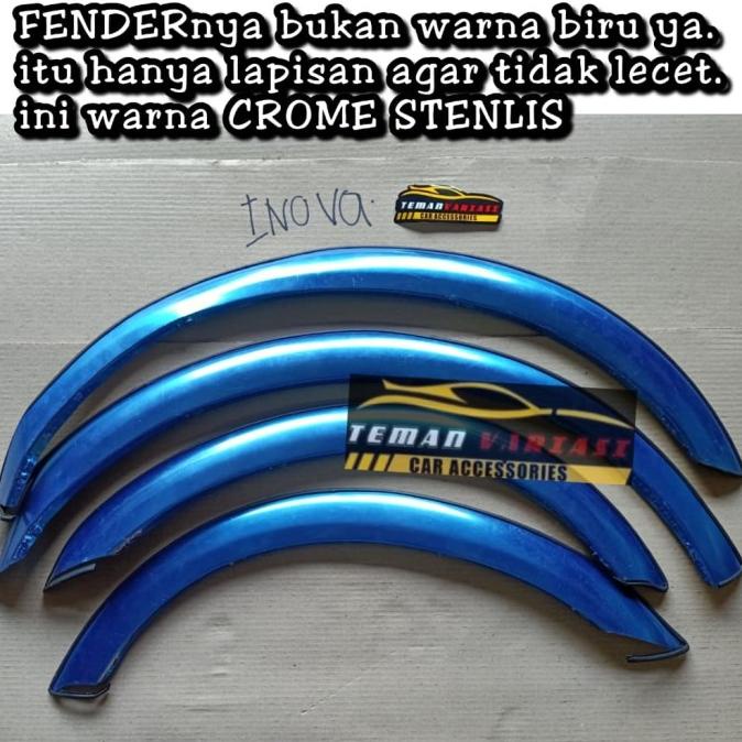 Fender Trim List Lis Atas Ban Mobil Innova Inova Stenliss Crome