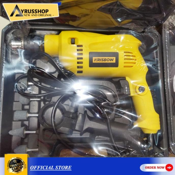 ] Mesin Bor Listrik Krisbow Impact Drill Set 13mm