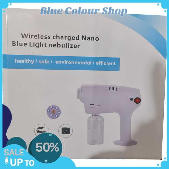 NANO SPRAY GUN DISINFEKTAN FOGGING WIRELESS BATERAI BAHAN BERKUALITAS 