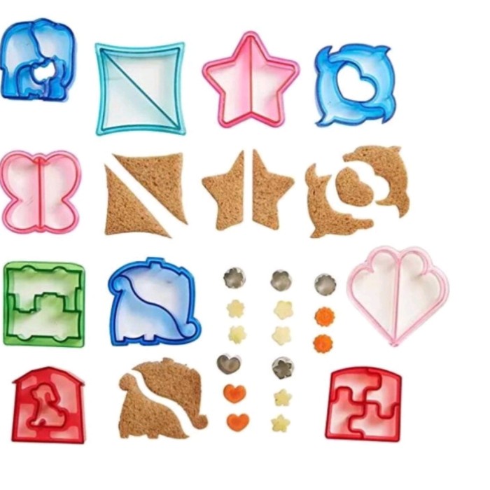 Bestseller Cetakan Roti Tawar Lucu,Cetakan Roti Tawar Karakter,Cetakan Sandwich