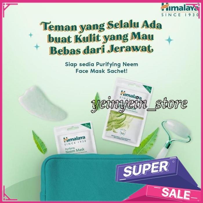 HIMALAYA NEEM MASK 16ML / MASKER WAJAH HIMALAYA SACHET / HIMALAYA MASK BEST QUALITY 