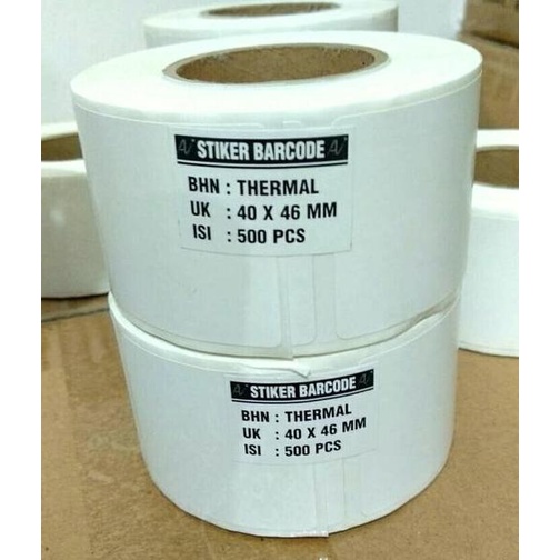 

*$*$*$*$] Label Barcode Thermal GAP 40x46 1 lIne 500pcs 40 X 46 Stiker Barcode