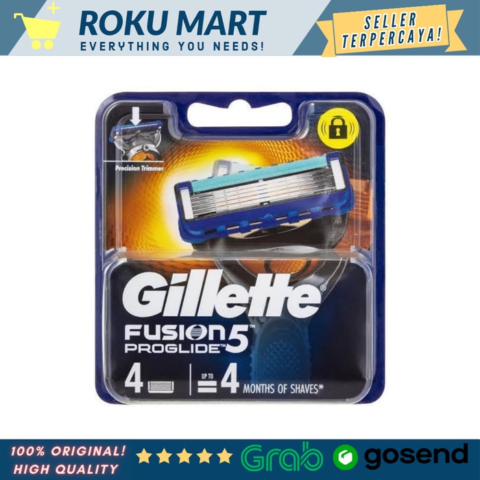 Terlaris Gillette Fusion 5 Proglide Refill Isi 2 / Gillette Fusion 5 Isi 4