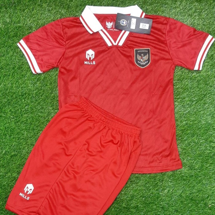 TERMURAH JERSEY BAJU BOLA ANAK TIMNAS INDONESIA HOME KIDS 2021 GRADE ORI