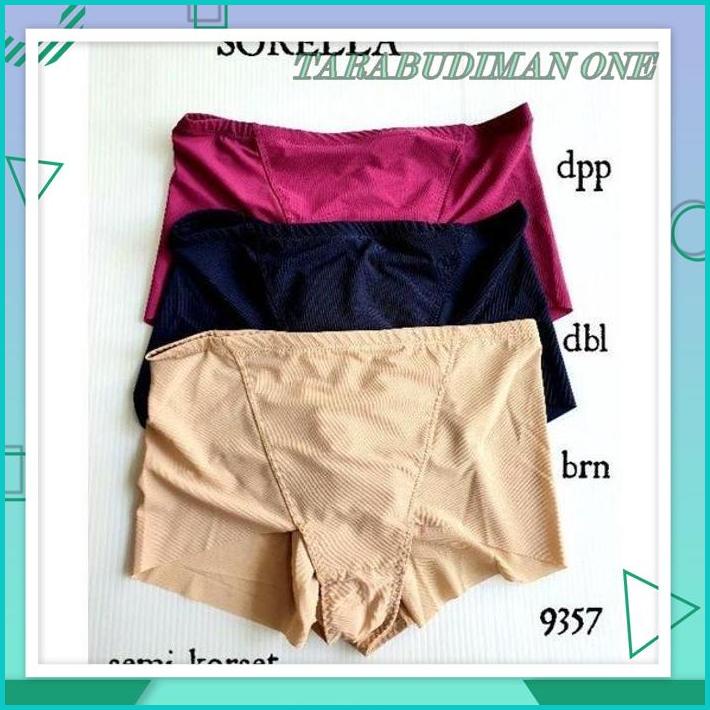 SEMI KORSET CELANA DALAM WANITA SORELLA 9357 - CD SEAMLESS TANPA JAHITAN SIZE M L EL QL TERBAIK 