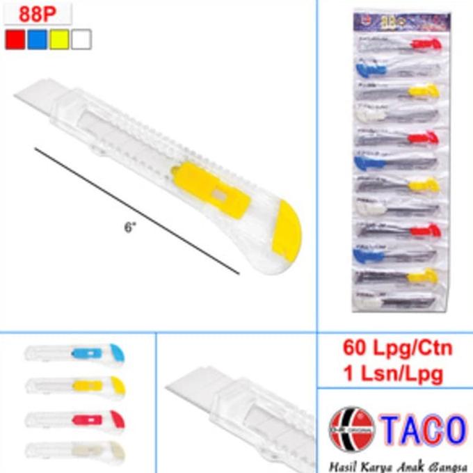 

Cutter Taco Besar Transparan 88 Premium Murah