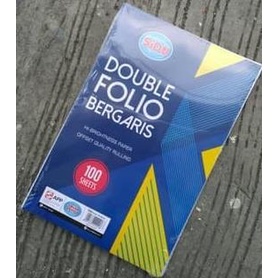 

Kertas Double Folio / Rolling Folio Sinar Dunia SIDU 100