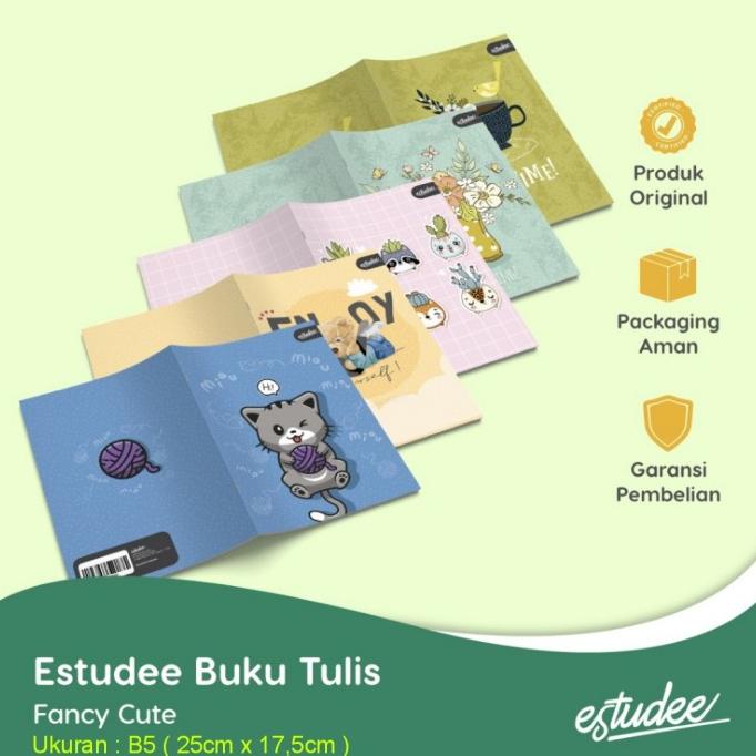 

Buku Tulis Boxy Estudee B5 Fancy Pattern Isi 10
