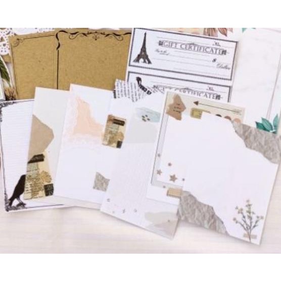 

Ephemera Aesthetic Journal Kit - Set Journal Kit Tema Ephemera
