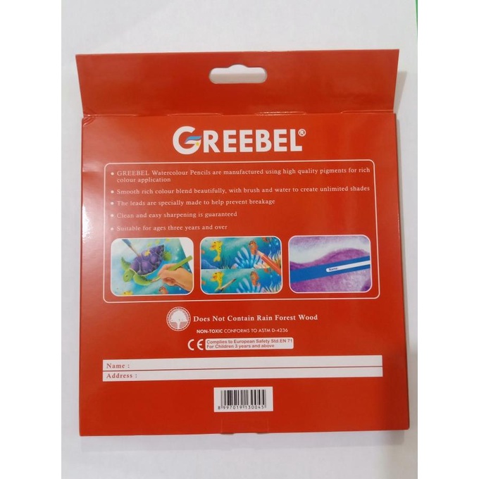 

Pensil Warna GREEBEL 24 Warna Panjang Watercolour 8024