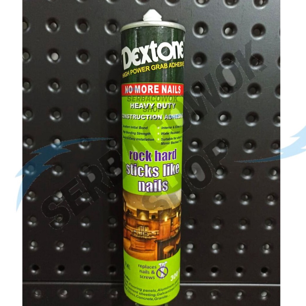 

Murah.. Dextone No More Nails Heavy Duty Lem Konstruksi 300 ml Lem Serbaguna Termurah Berkualitas EBK