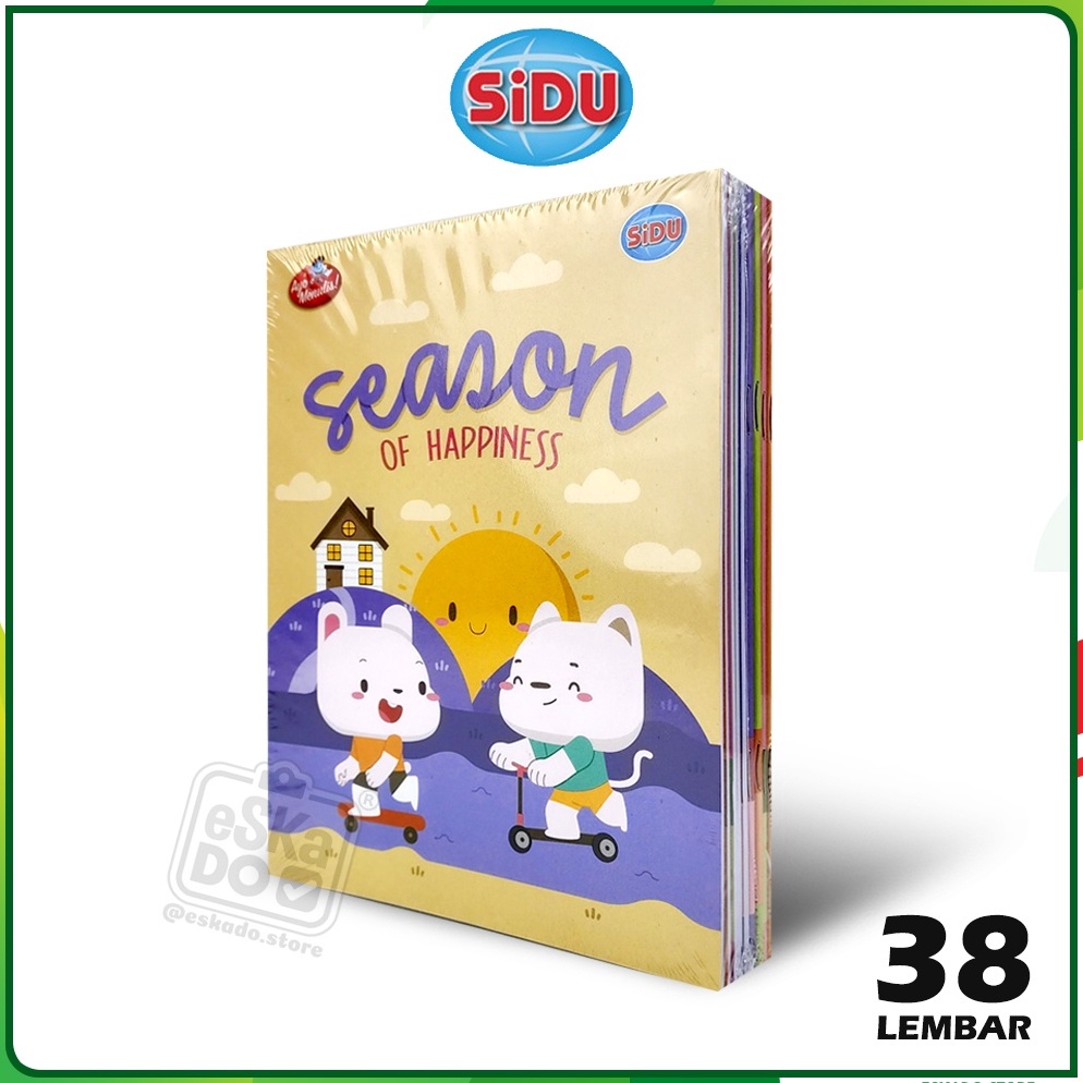 

Hot Sell.. Buku Tulis SIDU 38 / Sinar Dunia 38 Lembar 9EH