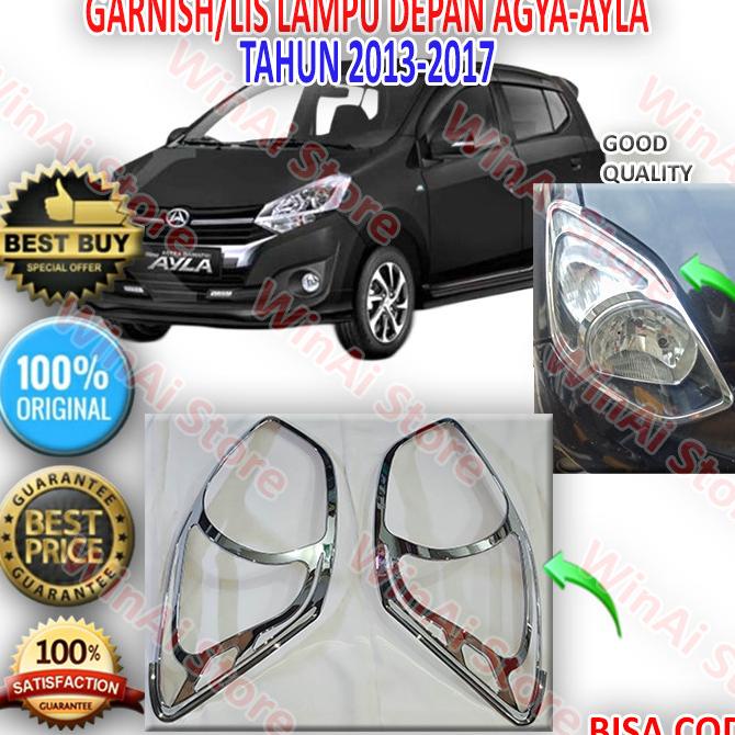 GARNISH HEAD LAMP AGYA-AYLA 2013 - 2017 CHROME
