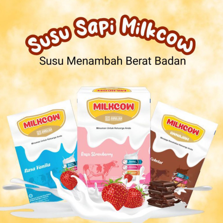 

Serbuuuu.. SUSU MILKCOW VANILA MILKCOW COKLAT 500GR SUSU PENGGEMUK BADAN MILKCOW QNZ