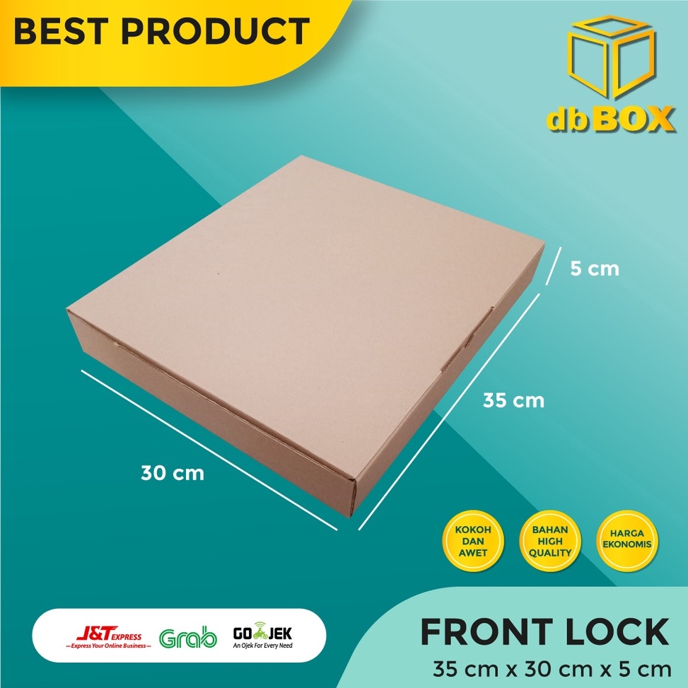 

Promo ( 10 pcs ) Kardus 35 x 30 x 5 cm --Die Cut dan easy usage-- JAW