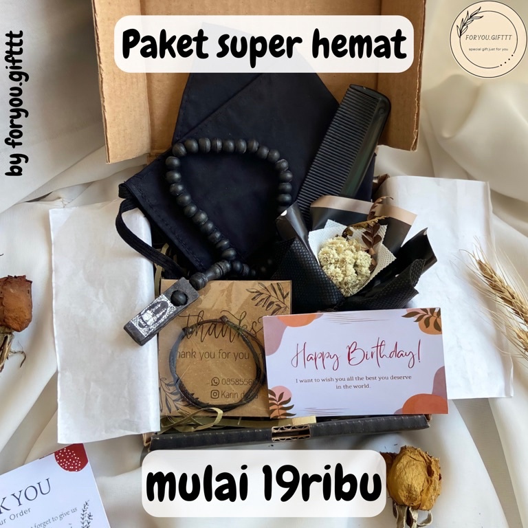 

Ready.. Hampers kado cowok murah/Giftbox cowok/Hadiah Ultah pacar PART 1 RZ9