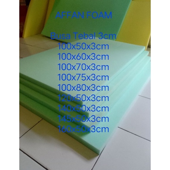 TERBARU. Busa lembaran dgn ketebalan 3cm
