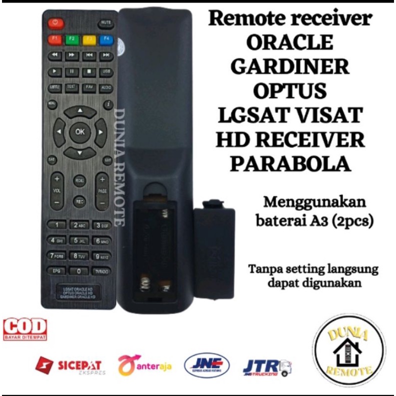 Remot Remote Parabola Receiver Oracle OPTUS HD Gardiner VISAT HD