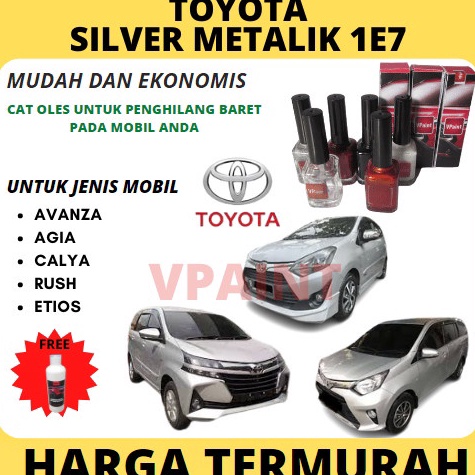 TERMURAH. CAT OLES MOBIL TOYOTA SILVER 1E7 AVANZA,CALYA,RUSH,AGIA ORIGINAL