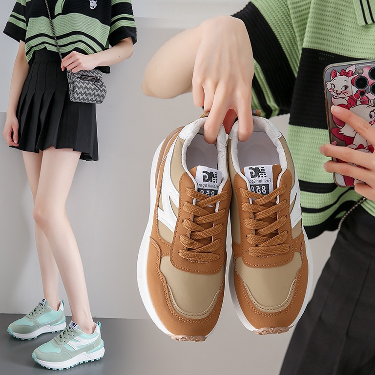 Menarik.. aid 0405 sepatu wanita import fashion sneaker wanita terkiniian cantik dan best seller ter