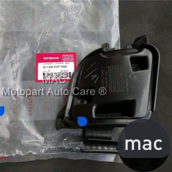 8114B-K2F-N00 LID INNER L POCKET LACI SCOOPY LED NEW 2020 -2022 ORI