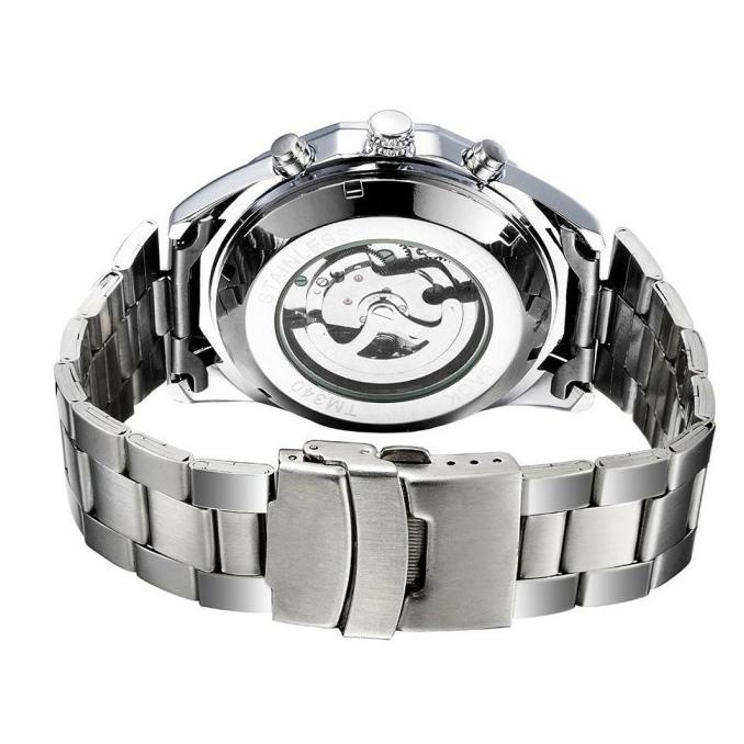 AWA971 Jam tangan FNGEEN Automatic pria otomatis Sports mekanik skeleton Neo arloji Waterproof Casual watch *