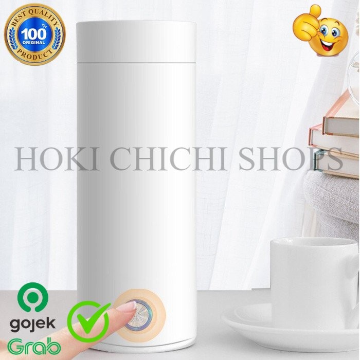 TERMURAH Thumbler botol termos listrik elektrik portable 400ml ORIGINAL CC