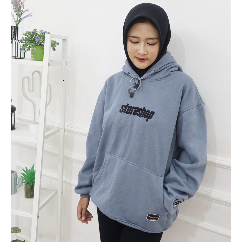 Jaket Hoodie Sweater Pria Wanita Bordir