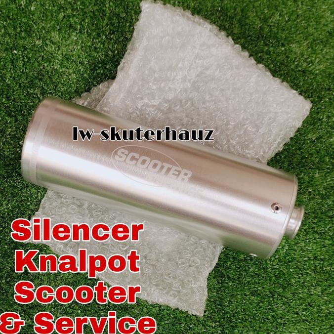 Silencer Knalpot Racing Ori Scooter And Service Utk Vespa Px Series Original