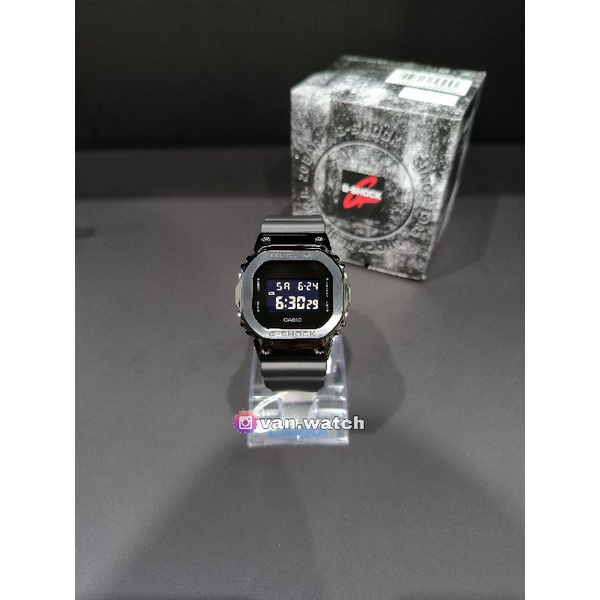 CASIO GSHOCK GM 5600B-1 STAINLESS STEEL BEZEL ORIGINAL