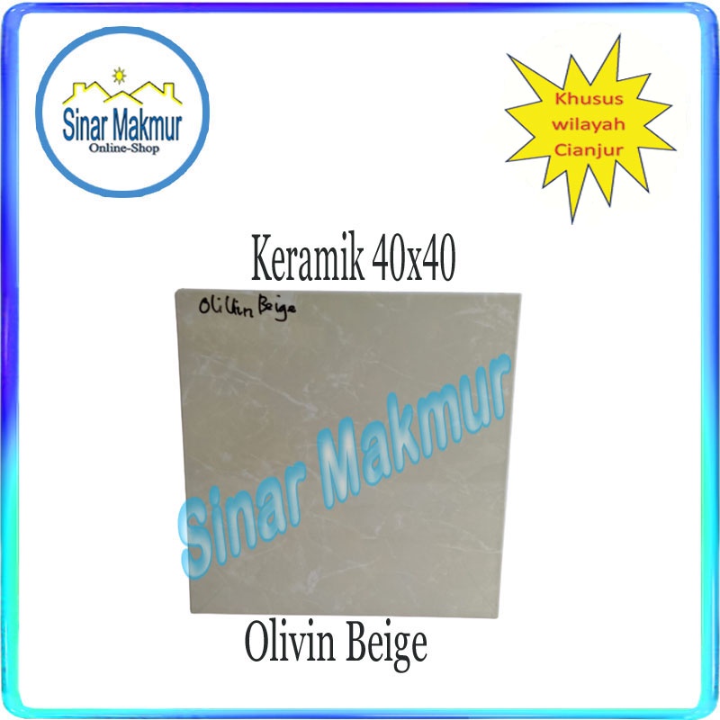 Keramik Lantai 40x40 Olivin Beige (PEGASUS)