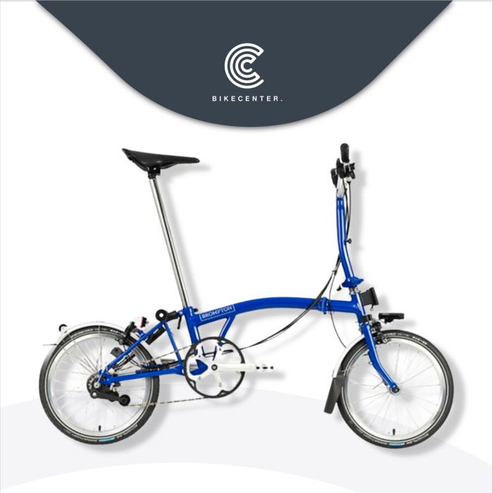 Brompton - C-Line Mid M6L Piccadilly Blue - Sepeda Lipat