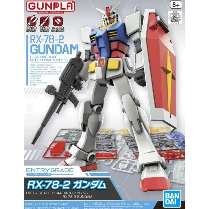 Bandai original Entry Grade 1/144 Rx 78 2 Gundam rx78 RX-78-2 not HG