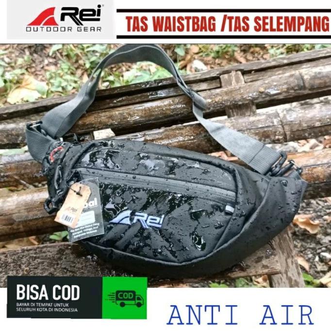 Waistbag Pria Arei Rei Anti Air Waterproof Tas Selempang