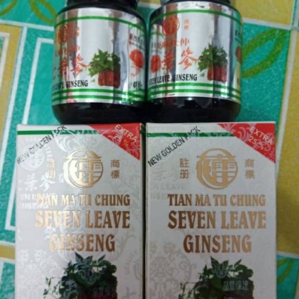 

☍Ready Stock➳ VC8AJ Tian ma tu chung seven leave ginseng tian ma tu chung E72 ✻Model Terkini