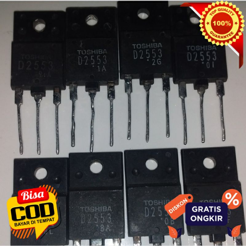 D2553 transistor horisontal cabutan amper besar