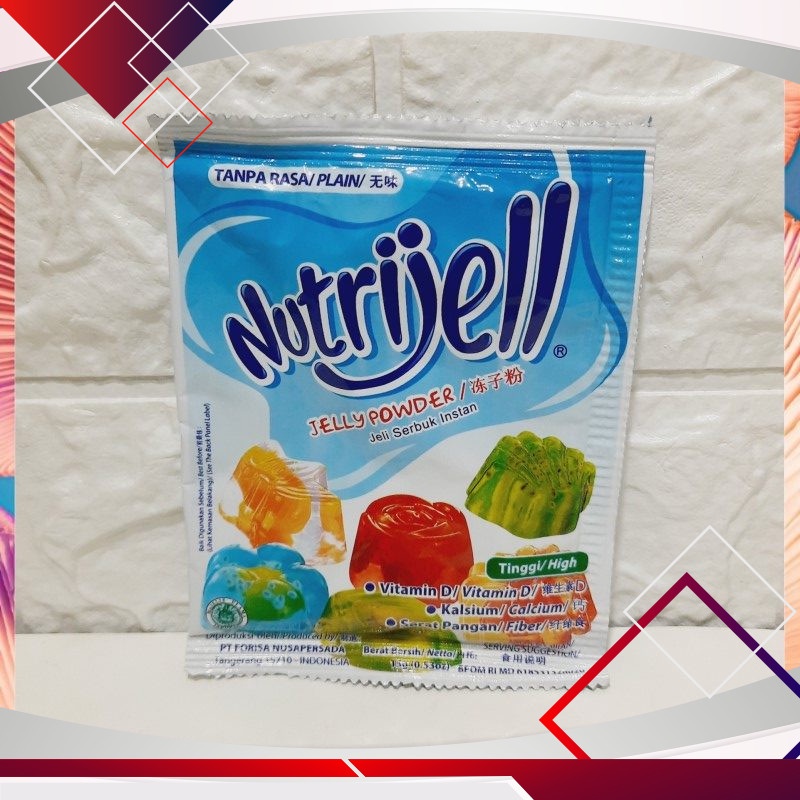 

Nutrijell Tanpa Rasa 15gr .