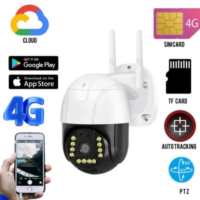 CCTV Outdoor Simcard 4G GSM Solar Panel Waterproof