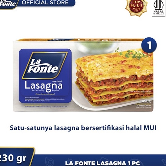 

Model Baru➠ Z7HRL La Fonte Lasagna 230gr - 1 Pc F48 Murah