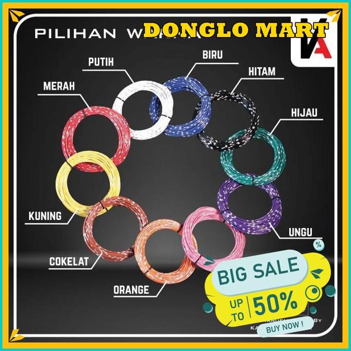 KABEL ROLL BODY / KABEL BINTIK JEPANG 0.5 MM X 20METER STANDAR ASTRA PRODUK TERBAIK 