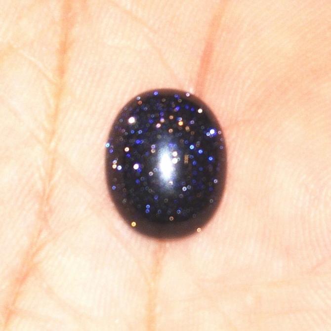 '+'+'+'+] Batu Akik Pasir Intan Biru Top Crystal Size Kecil