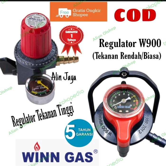 REGULATOR GAS TEKANAN TINGGI WINN GAS