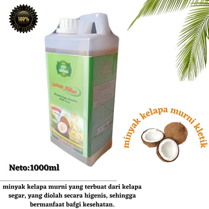

Buruan beli] Minyak Keletik / minyak kelapa serbaguna 1000ml