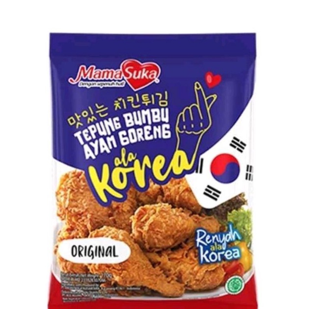 

Mamasuka tepung ayam goreng ala Korea 170gr(ORI)