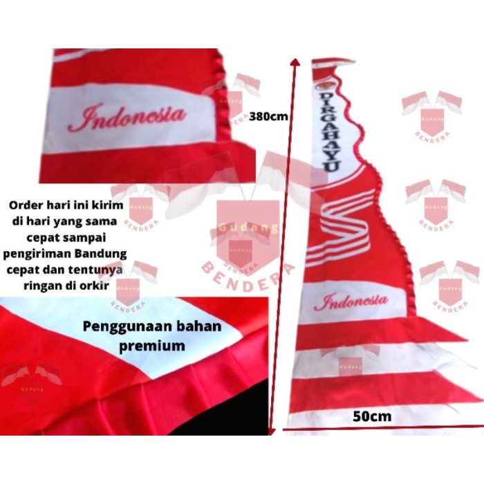 Umbul Umbul Rempel Umbul Umbul Jumbo Umbul Umbul Dirgahayu Terbaru Tantinseller