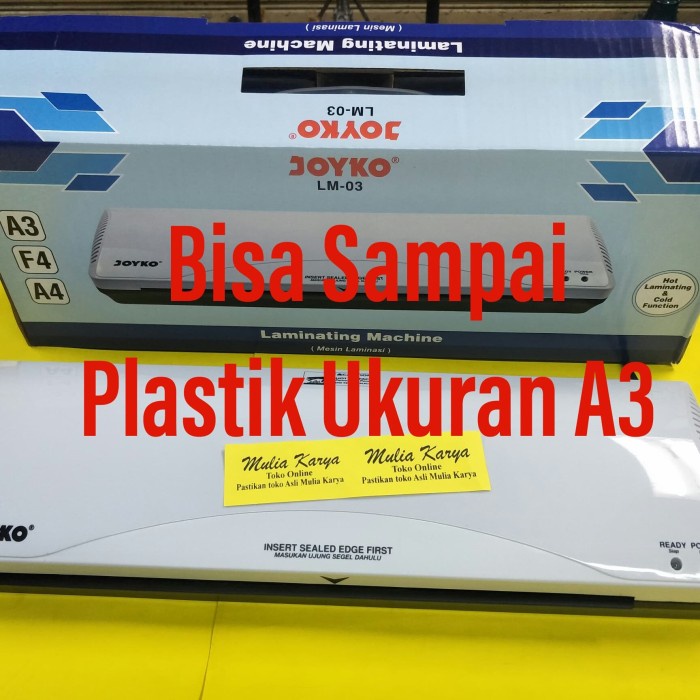 TERMURAH Mesin Laminating A3 JOYKO LM-03 / LM03 Folio