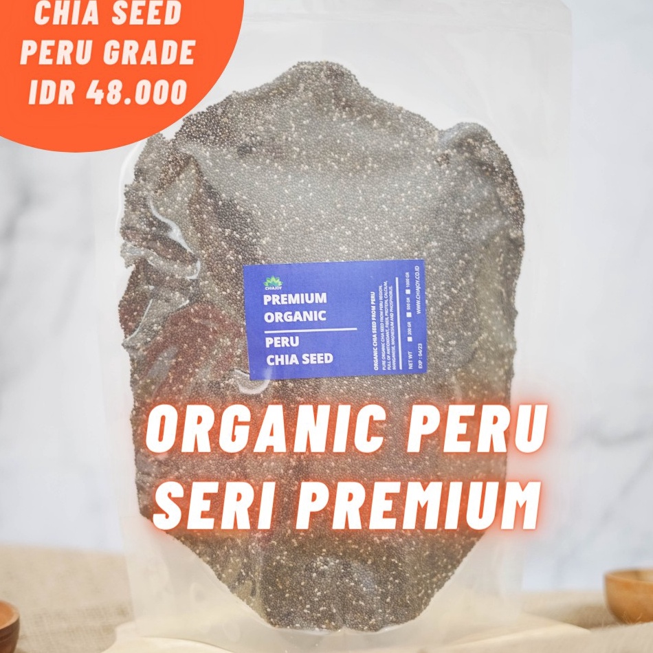 

Terupdate CVSJK [LAUNCHING PROMO] BLACK CHIA SEED 1 KG PERU ORGANIC S61 ➚Readystock