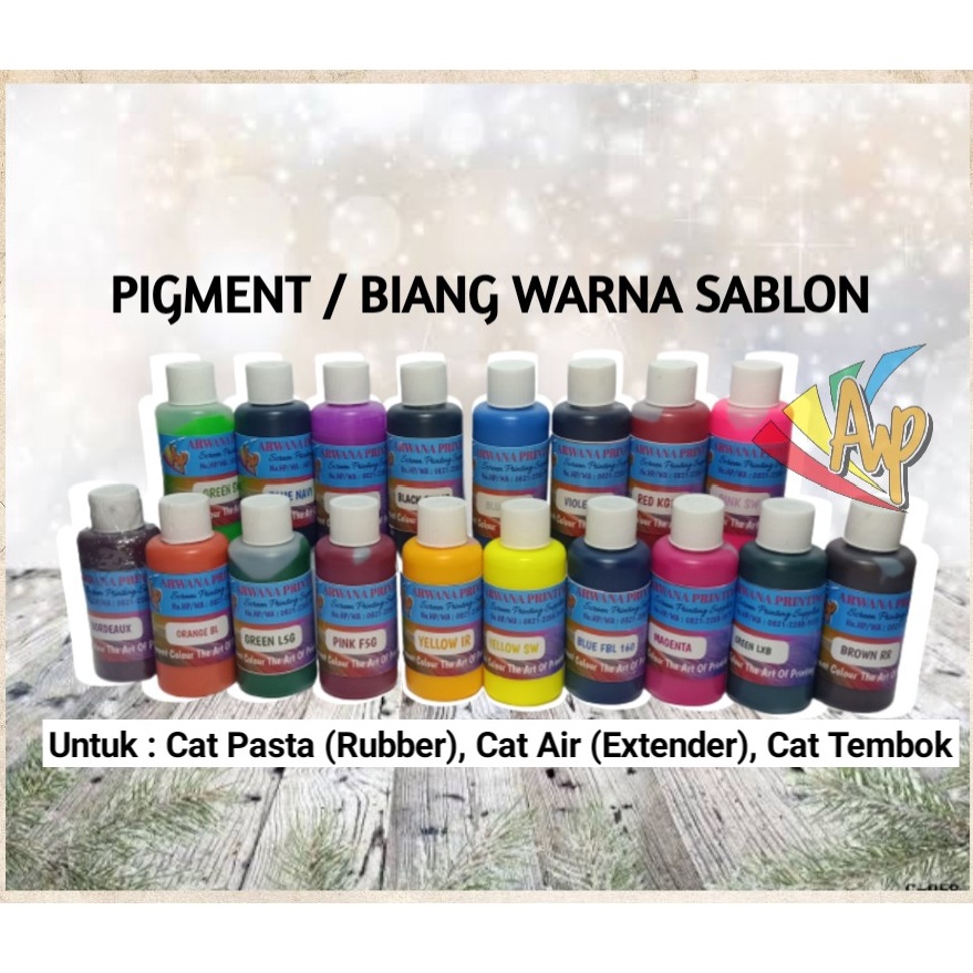 

34 Pigment Biang Warna Sablon 100 Gram 37